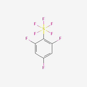 molecular formula C6H2F8S B1501705 2,4,6-Trifluorophenylsulfur pentafluoride CAS No. 1062610-12-1