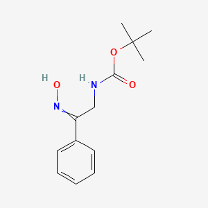 molecular formula C13H18N2O3 B1501709 tert-Butyl [2-(hydroxyimino)-2-phenylethyl]carbamate CAS No. 912762-45-9