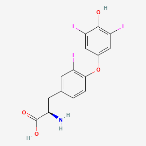 molecular formula C15H12I3NO4 B1501711 3,3',5'-Triiodo-D-thyronine CAS No. 66701-15-3