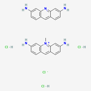 molecular formula C27H28Cl4N6 B1501712 Acriflavine hydrochloride CAS No. 69235-50-3