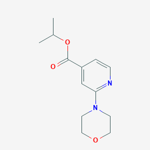 molecular formula C13H18N2O3 B1501713 Isopropyl 2-morpholinopyridine-4-carboxylate CAS No. 1047724-23-1