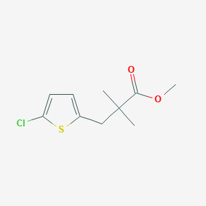 molecular formula C10H13ClO2S B1501727 Methyl 3-(5-chlorothiophen-2-YL)-2,2-dimethylpropanoate CAS No. 419565-61-0