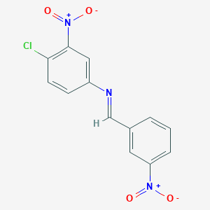 Benzene, 1-chloro-2-nitro-4-(3-nitrobenzylidenamino)-