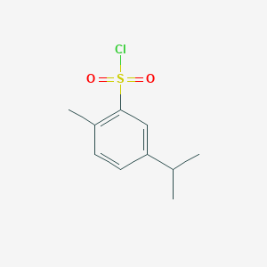 molecular formula C10H13ClO2S B1501732 5-Isopropyl-2-methylbenzene-1-sulfonyl chloride CAS No. 737758-35-9