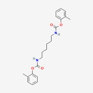 molecular formula C22H28N2O4 B15017352 Bis(2-methylphenyl) hexane-1,6-diylbiscarbamate 