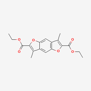 diethyl 3,7-dimethylfuro[2,3-f][1]benzofuran-2,6-dicarboxylate