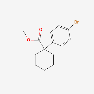 molecular formula C14H17BrO2 B1501744 Methyl 1-(4-bromophenyl)cyclohexane-1-carboxylate CAS No. 1236357-63-3