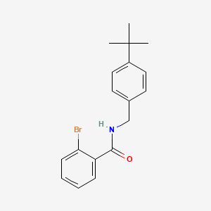 2-bromo-N-[(4-tert-butylphenyl)methyl]benzamide