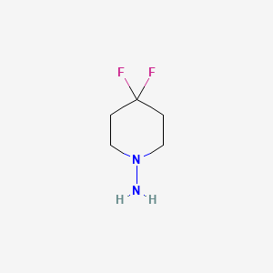 molecular formula C5H10F2N2 B1501745 4,4-Difluoropiperidin-1-amine CAS No. 811441-26-6