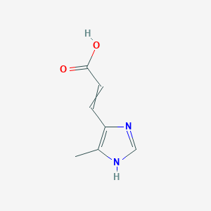 molecular formula C7H8N2O2 B1501754 3-(5-Methyl-1H-imidazol-4-YL)prop-2-enoic acid CAS No. 88634-90-6
