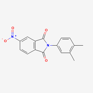 molecular formula C16H12N2O4 B15017556 2-(3,4-dimethylphenyl)-5-nitro-1H-isoindole-1,3(2H)-dione 