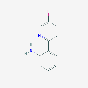 molecular formula C11H9FN2 B1501759 2-(5-Fluoropyridin-2-YL)aniline CAS No. 885277-17-8
