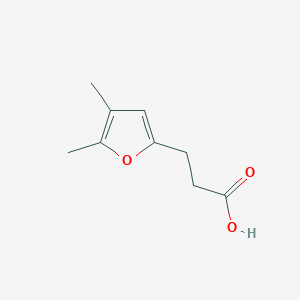 molecular formula C9H12O3 B1501763 3-(4,5-Dimethylfuran-2-yl)propanoic acid CAS No. 54474-39-4