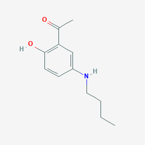 molecular formula C12H17NO2 B1501768 1-(5-Butylamino-2-hydroxy-phenyl)-ethanone CAS No. 885280-46-6