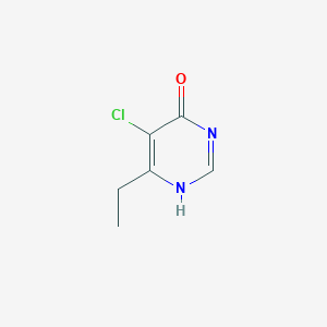 molecular formula C6H7ClN2O B150177 5-氯-6-乙基嘧啶-4-醇 CAS No. 130129-58-7