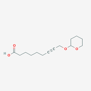 molecular formula C14H22O4 B1501786 9-(四氢-2H-吡喃-2-氧基)-7-壬炔酸 CAS No. 957761-18-1