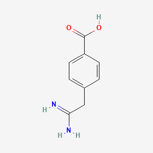 molecular formula C9H10N2O2 B1501789 4-(2-Amino-2-iminoethyl)benzoic acid CAS No. 779304-67-5