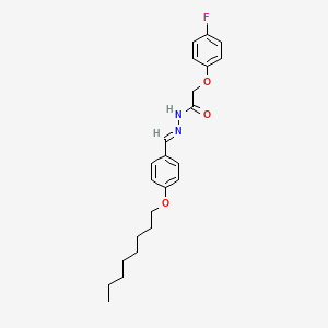 2-(4-Fluorophenoxy)-N'-[(E)-[4-(octyloxy)phenyl]methylidene]acetohydrazide