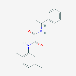 molecular formula C18H20N2O2 B15018081 N-(2,5-dimethylphenyl)-N'-(1-phenylethyl)ethanediamide 