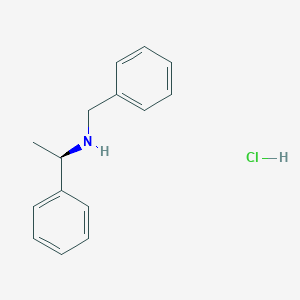 molecular formula C15H18ClN B150181 (R)-(+)-N-Benzyl-1-phenylethylamine hydrochloride CAS No. 128593-66-8