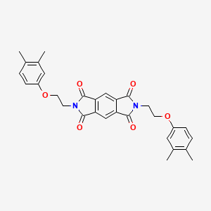 2,6-bis[2-(3,4-dimethylphenoxy)ethyl]pyrrolo[3,4-f]isoindole-1,3,5,7(2H,6H)-tetrone