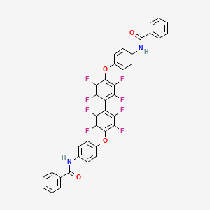 N,N'-[(2,2',3,3',5,5',6,6'-octafluorobiphenyl-4,4'-diyl)bis(oxybenzene-4,1-diyl)]dibenzamide