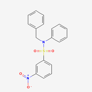 N-benzyl-3-nitro-N-phenylbenzenesulfonamide