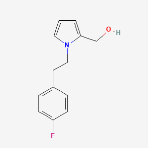 molecular formula C13H14FNO B1501841 (1-[2-(4-Fluoro-phenyl)-ethyl]-1H-pyrrol-2-YL)-methanol CAS No. 885275-19-4