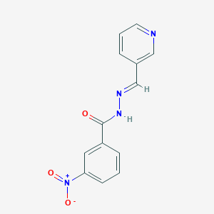 3-nitro-N'-[(E)-pyridin-3-ylmethylidene]benzohydrazide