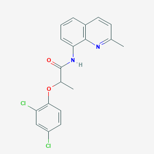 2-(2,4-dichlorophenoxy)-N-(2-methylquinolin-8-yl)propanamide