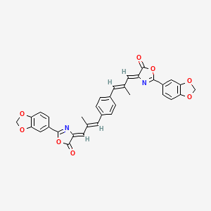 molecular formula C34H24N2O8 B15018591 1,3-Oxazol-5-one 