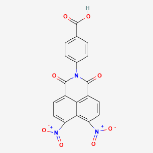 4-(6,7-dinitro-1,3-dioxo-1H-benzo[de]isoquinolin-2(3H)-yl)benzoic acid