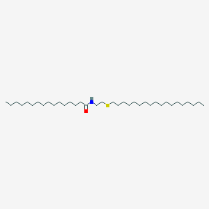 molecular formula C36H73NOS B15018683 N-[2-(octadecylsulfanyl)ethyl]hexadecanamide 