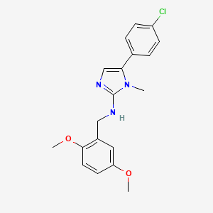 5-(4-chlorophenyl)-N-(2,5-dimethoxybenzyl)-1-methyl-1H-imidazol-2-amine