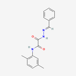 2-[(2E)-2-benzylidenehydrazinyl]-N-(2,5-dimethylphenyl)-2-oxoacetamide