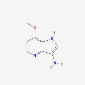 molecular formula C8H9N3O B1501895 7-methoxy-1H-pyrrolo[3,2-b]pyridin-3-amine CAS No. 1116136-58-3