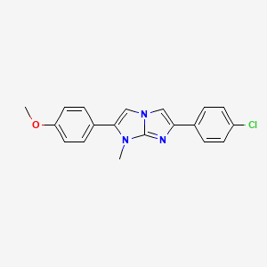 6-(4-chlorophenyl)-2-(4-methoxyphenyl)-1-methyl-1H-imidazo[1,2-a]imidazole