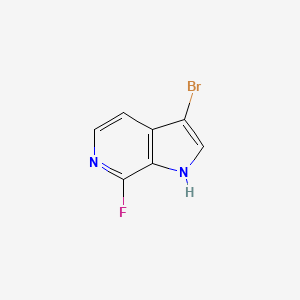molecular formula C7H4BrFN2 B1501919 3-bromo-7-fluoro-1H-pyrrolo[2,3-c]pyridine CAS No. 1190320-95-6