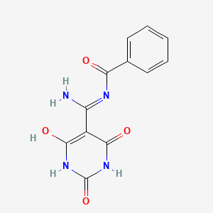 N-[amino(2,4,6-trioxotetrahydropyrimidin-5(2H)-ylidene)methyl]benzamide