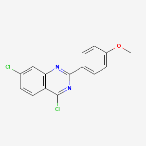 molecular formula C15H10Cl2N2O B1501927 4,7-Dichloro-2-(4-methoxyphenyl)quinazoline CAS No. 885277-24-7
