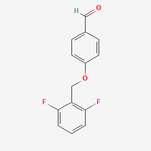 molecular formula C14H10F2O2 B1501929 4-(2,6-Difluoro-benzyloxy)-benzaldehyde CAS No. 885269-73-8