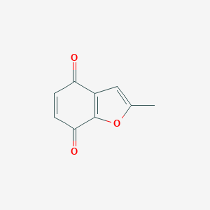 molecular formula C9H6O3 B150194 2-Methylbenzofuran-4,7-dione CAS No. 138518-17-9