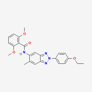 N-[2-(4-ethoxyphenyl)-6-methyl-2H-benzotriazol-5-yl]-2,6-dimethoxybenzamide