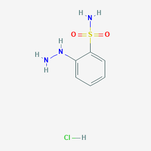 molecular formula C6H10ClN3O2S B1501948 2-Hydrazinylbenzenesulfonamide hydrochloride CAS No. 1187929-19-6