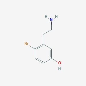 molecular formula C8H10BrNO B1501951 3-(2-Aminoethyl)-4-bromophenol CAS No. 870600-12-7