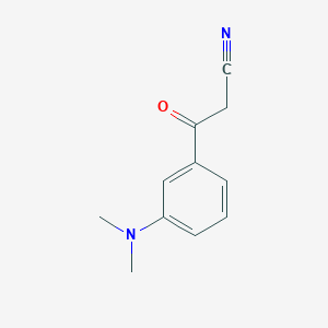 molecular formula C11H12N2O B1501952 3-(3-Dimethylamino-phenyl)-3-oxo-propionitrile CAS No. 887591-49-3