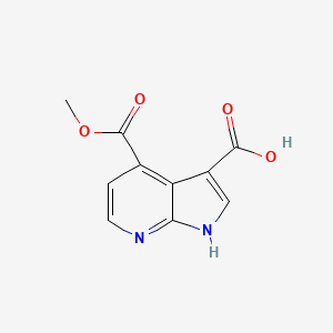 4-(Methoxycarbonyl)-1H-pyrrolo[2,3-b]pyridine-3-carboxylic acid