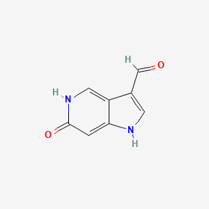 molecular formula C8H6N2O2 B1501993 6-Hydroxy-1H-pyrrolo[3,2-c]pyridine-3-carbaldehyde CAS No. 1098024-46-4