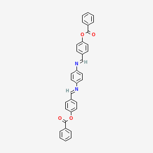 benzene-1,4-diylbis[nitrilo(E)methylylidenebenzene-4,1-diyl] dibenzoate