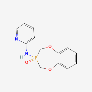 N-(3-oxido-3,4-dihydro-2H-1,5,3-benzodioxaphosphepin-3-yl)pyridin-2-amine